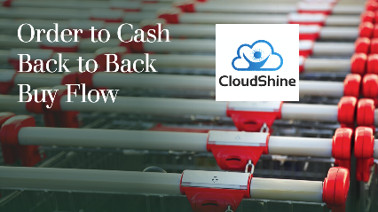 Order to Cash Back to Back Buy Flow – Step 1: Order Creation