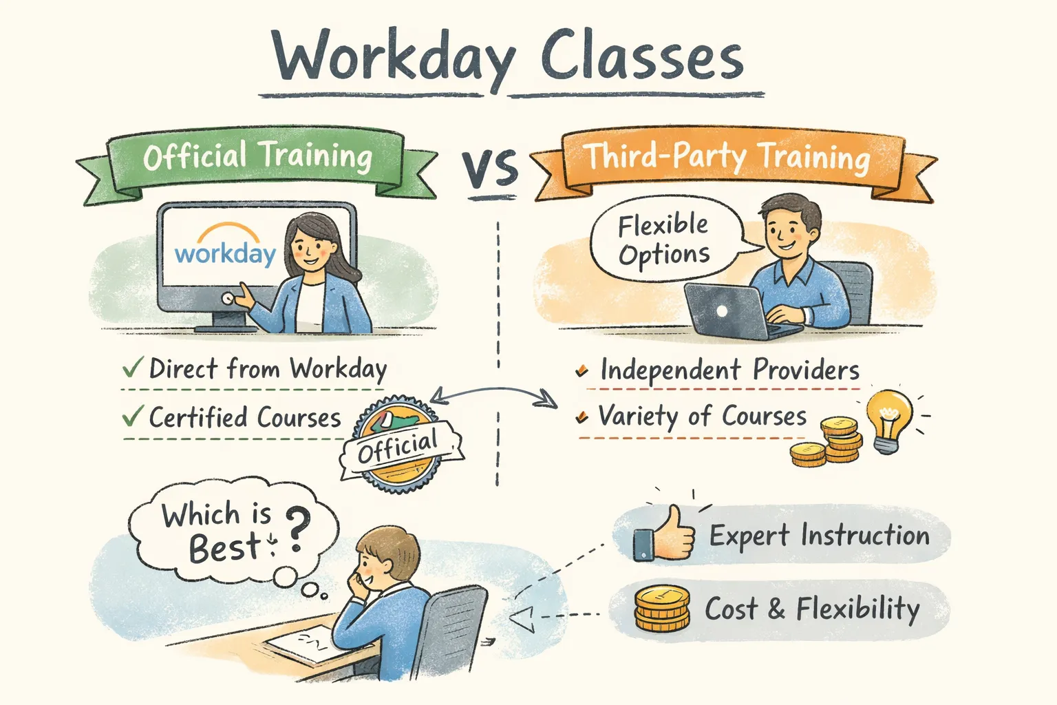 Workday Classes: Official vs Third‑Party Training Guide