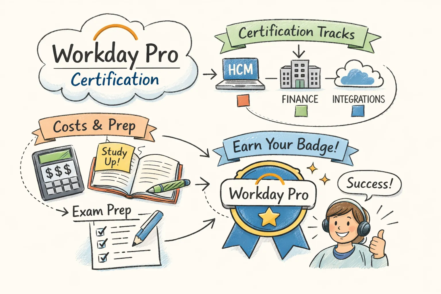 Workday Pro Certification: Tracks, Costs, Prep & Badges